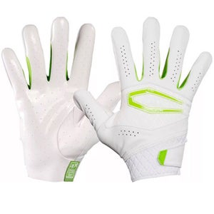 Used Cutters REV X FB Gloves White And Green LG 11835-S000200229