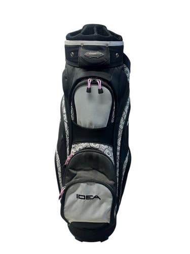 Used Adams Golf CART BAG Womens Cart Bag Black And White 11835-S000200665