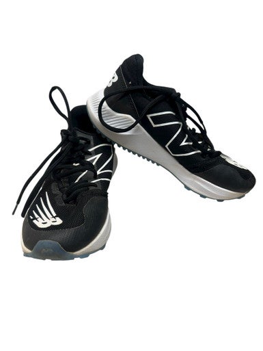 Used New Balance TURF BB/SB Cleats Black Junior 02 11835-S000199809