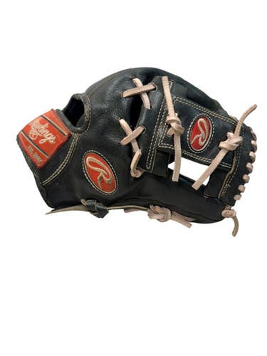 Used Rawlings PROS202B BB/SB Glove RH Throw Black 11 1/2" 11835-S000200574