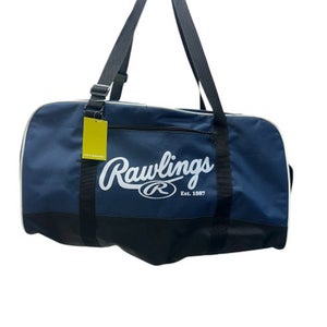 Used Rawlings DUFFLE BB/SB Player Carry Bag Navy Blue 11835-S000200588