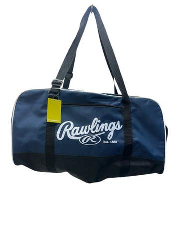 Used Rawlings DUFFLE BB/SB Player Carry Bag Navy Blue 11835-S000200588