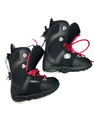 Used Burton FREESTYLE Womens Snowboard Boots Black Senior 6 11835-S000200635