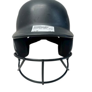 Used Easton GHOST HELMET MATTE Batting Helmet w/Mask Black SM 11835-S000200648
