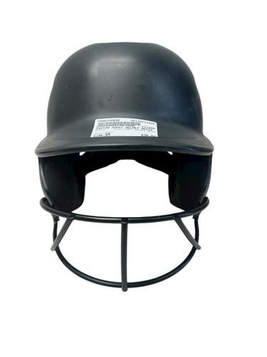 Used Easton GHOST HELMET MATTE Batting Helmet w/Mask Black SM 11835-S000200648