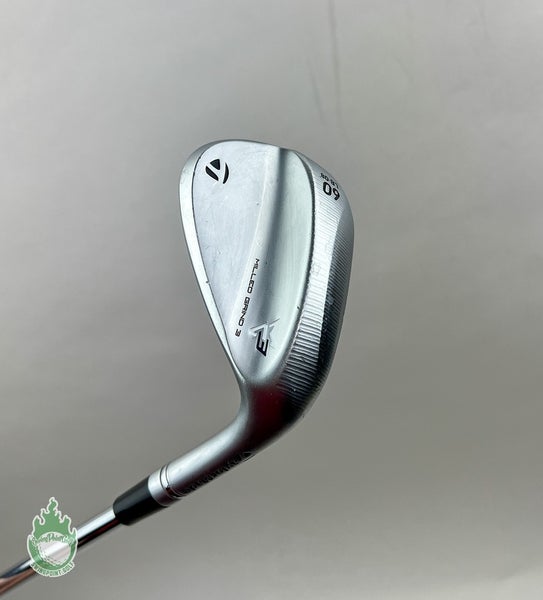Used RH TaylorMade Milled Grind 4 LBV Wedge 60*-07 Wedge Flex Steel Golf Club