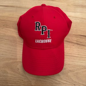 RPI Lacrosse Red Nike Hat