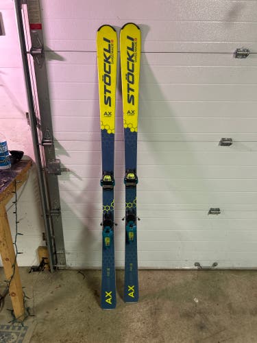 2022 Stockli Laser AX 182 cm All Mountain Skis With Bindings (Used)