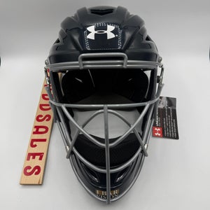 Under Armour Catchers Helmet Baseball UAHG2-AVS Navy Blue 7-7 1/2 New

New with Tags
