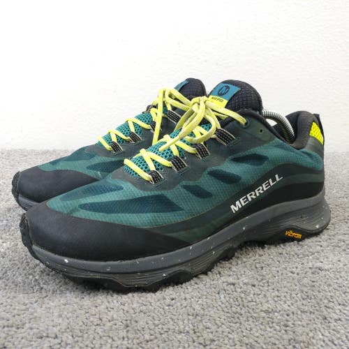 Merrell Moab Speed GTX Mens Size 10 Hiking Shoes Black Green Low Sneaker J067433