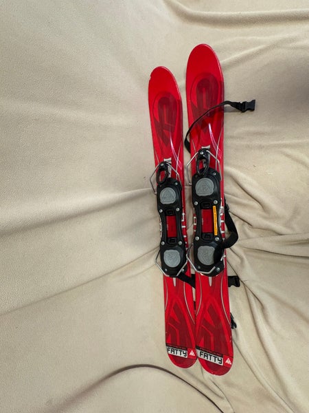 90 cm Rossignol Fatty Skis With Bindings (Used)