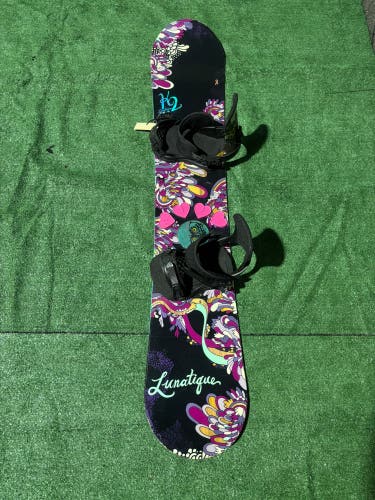 Women's K2 Lunatique 149 cm Snowboard | Union Milan Bindings