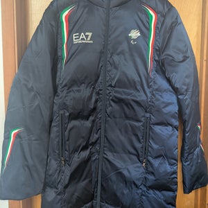 Emporio Armani Italian Ski Team 2022 Olympics Coat Women's Med