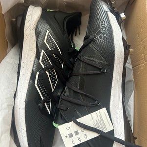 Black Men's Size M 12.0 (W 13.0) Adult Adidas Adizero Afterburner 7 Metal (New)