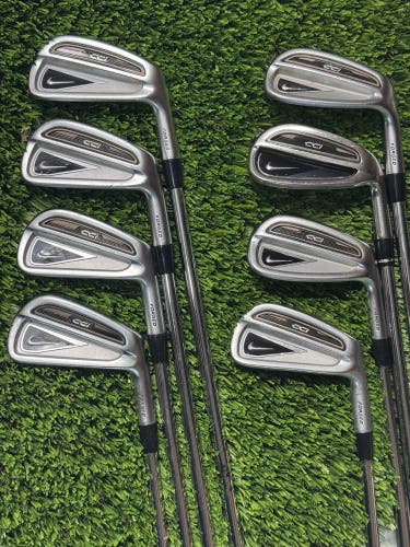 Right Handed NIKE Golf CCi Forged 3-pw Iron Set Stiff Flex Steel Shafts