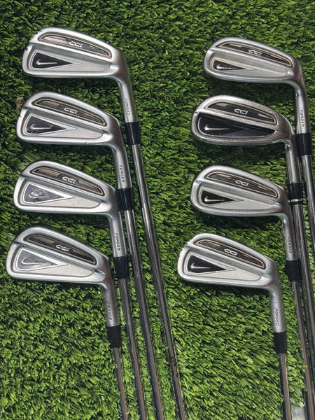 Right Handed NIKE Golf CCi Forged 3-pw Iron Set Stiff Flex Steel Shafts