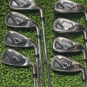 Callaway Fusion Wide Sole Iron Set 3-PW N.S.Pro 990 GH Uniflex Steel Mens RH