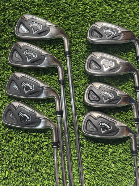 Callaway Fusion Wide Sole Iron Set 3-PW N.S.Pro 990 GH Uniflex Steel Mens RH