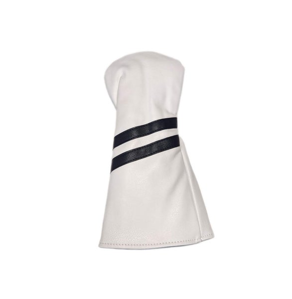 NEW Vintage Custom Universal White/Black Driver Headcover