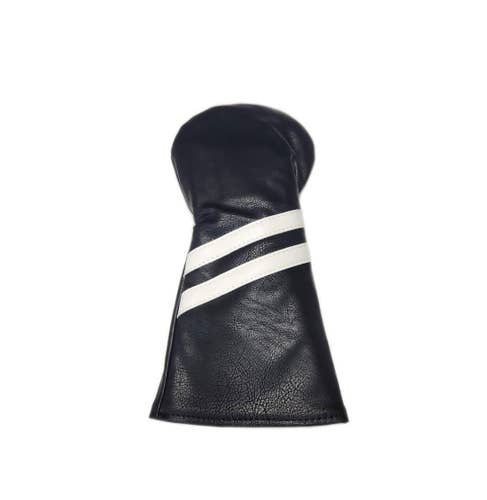 NEW Vintage Custom Universal Black/White Driver Headcover