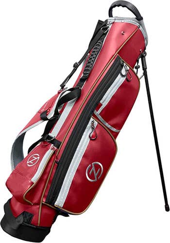 Zero Friction Pencil Stand Bag (4-way top, Red) Golf Carry Bag NEW
