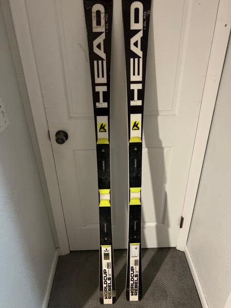 Unisex HEAD World Cup Rebels i.SL RD slalom 165 cm Skis Without Bindings (Used)