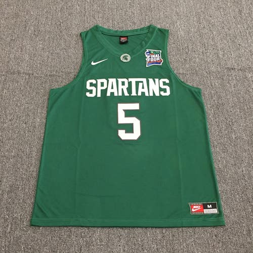 Cassius Winston #5 Michigan State Spartans Basketball Jersey Size Medium