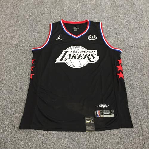 Jordan Lebron James 23 All Star LA Lakers Swingman Jersey Size XXL