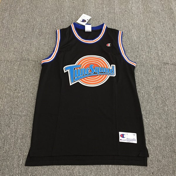 Vtg 90s Champion Space Jam Taz Jersey Looney Tunes Squad Movie Cartoon Size Small
