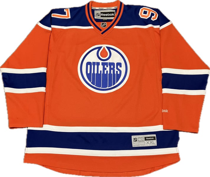 Edmonton Oilers Connor McDavid "Orange Crush" Reebok NHL Hockey Jersey Size 2XL