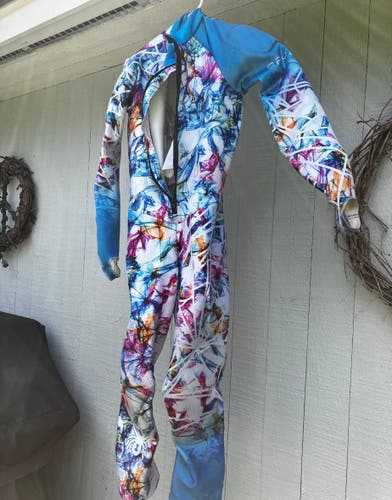 Women's Medium 2019 Spyder Padded Racing Ski Suit (Used) FIS Legal