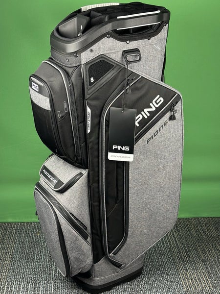 PING 2025 Pioneer 244 Cart Golf Bag 15-Way Color: Heather Gray/Black NEW!