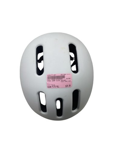 Used BASE CAMP Bike Helmet White Fits all 11613-S000171397