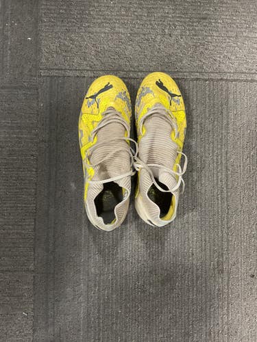 Used Puma Soccer Cleats Yellow Senior 5.5 11614-S000224911