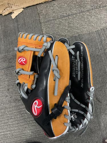 Used Rawlings R9 SERIES BB/SB Glove RH Throw Black 11 1/4" 11614-S000225030