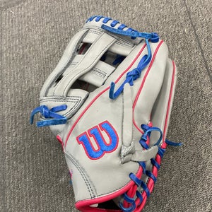 Used Wilson A900 BB/SB Glove RH Throw Grey 12" 11614-S000225029