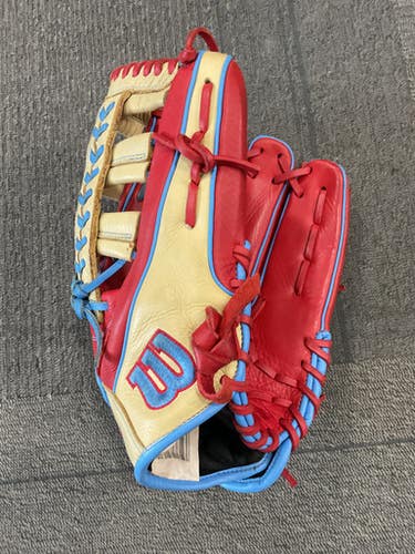 Used Wilson A1000 BB/SB Glove RH Throw Red 12 1/2" 11614-S000224998