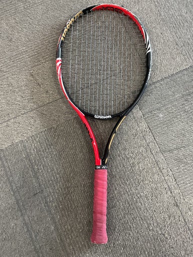 Used Wilson 3LX Adult Tennis Racquet Black 4" 11614-S000224957