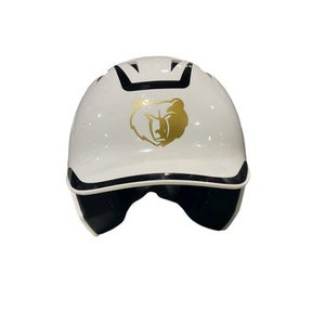 Used Champro BLK/WHT SZ 6 1/2-7 Batting Helmet No Mask White One Size 11834-S000042774