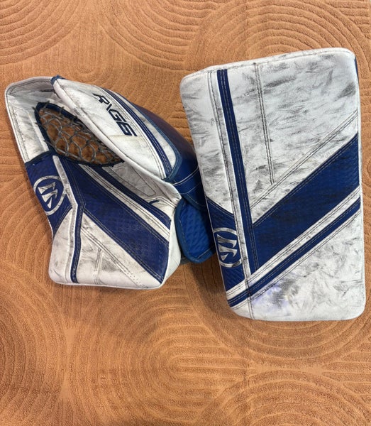 Intermediate Warrior Ritual G6 E+ Goalie Glove & Blocker Set Regular (Used)