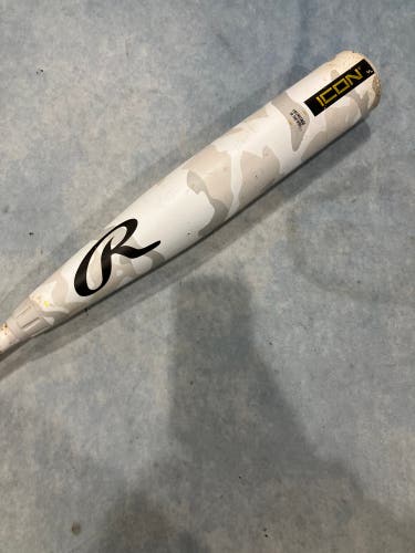 2025 Rawlings Icon Composite Bat USSSA Certified (-5) Composite 26 oz 31" (Used)