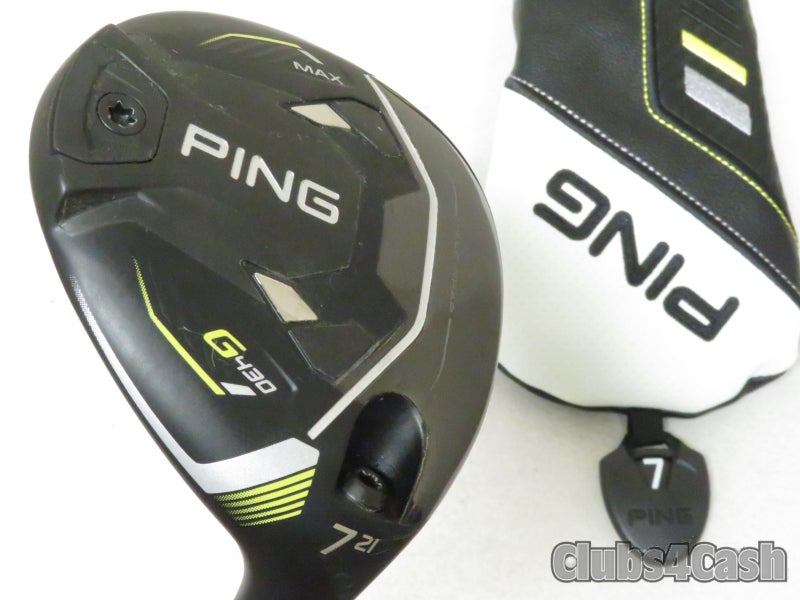 PING G430 Max Fairway 21°  7 Wood Alta CB 65 Black Stiff +Cover .. CLEAN