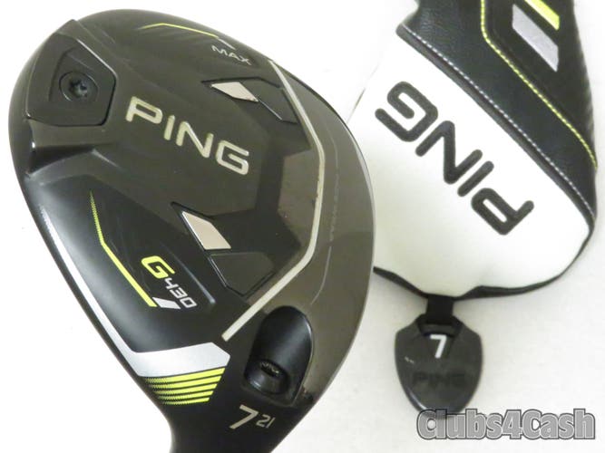 PING G430 Max Fairway 21  7 Wood Alta CB 65 Black SR-Flex SENIOR +Cover  NICE