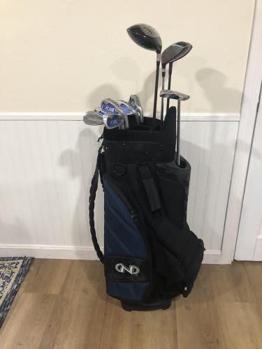 Mens Complete Golf Club Set & Bag, Right Handed, Good Condition