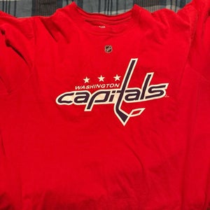 Cristobal Huet Washington Capitals XL Reebok Shirt (Used)
