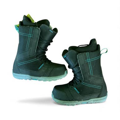 Used Burton IMPRINT 1 Mens Snowboard Boots Black Senior 9 11873-S000226466