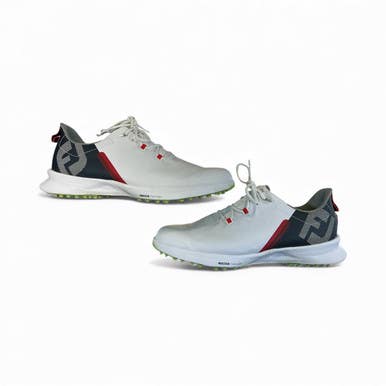 Used Foot Joy Mens Golf Shoes White/Red/Navy Senior 12 11873-S000226463