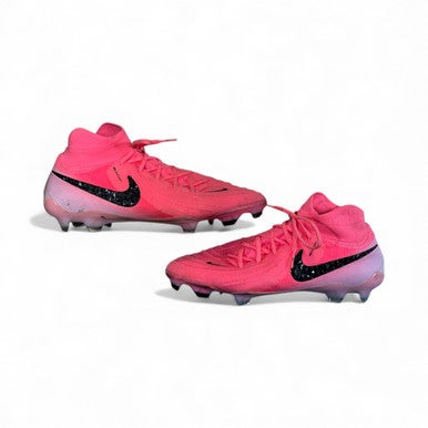 Used Nike PHANTOM LUNA Soccer Cleats Pink Senior 10.5 11873-S000226462