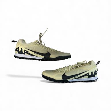 Used Nike AIR ZOOM Soccer Indoor Shoes Cream White Senior 10.5 11873-S000226460