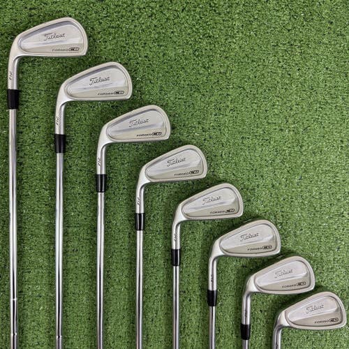 Titleist 712 Forged CB Iron Set 3-PW Dynamic Gold S300 Stiff Flex Left Handed